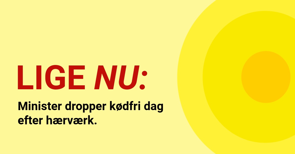 Minister dropper kødfri dag efter hærværk