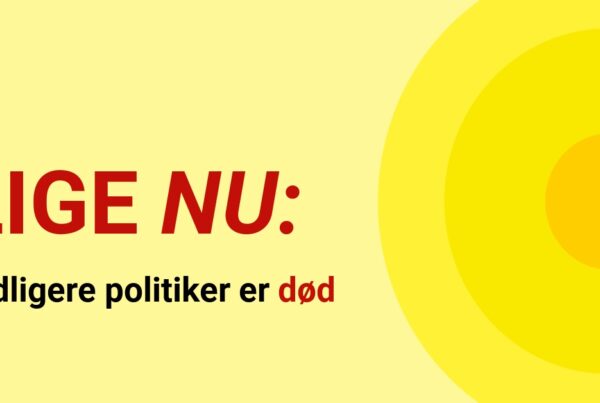 Tidligere politiker er død
