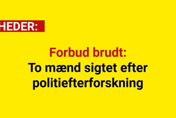 Bandidos-forbud brudt: To mænd sigtet efter politiefterforskning