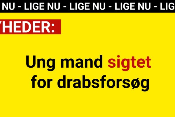 Ung mand sigtet for drabsforsøg