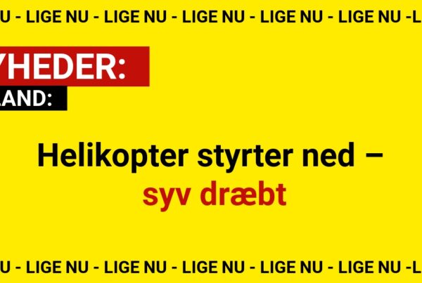 Helikopter styrter ned – syv dræbt