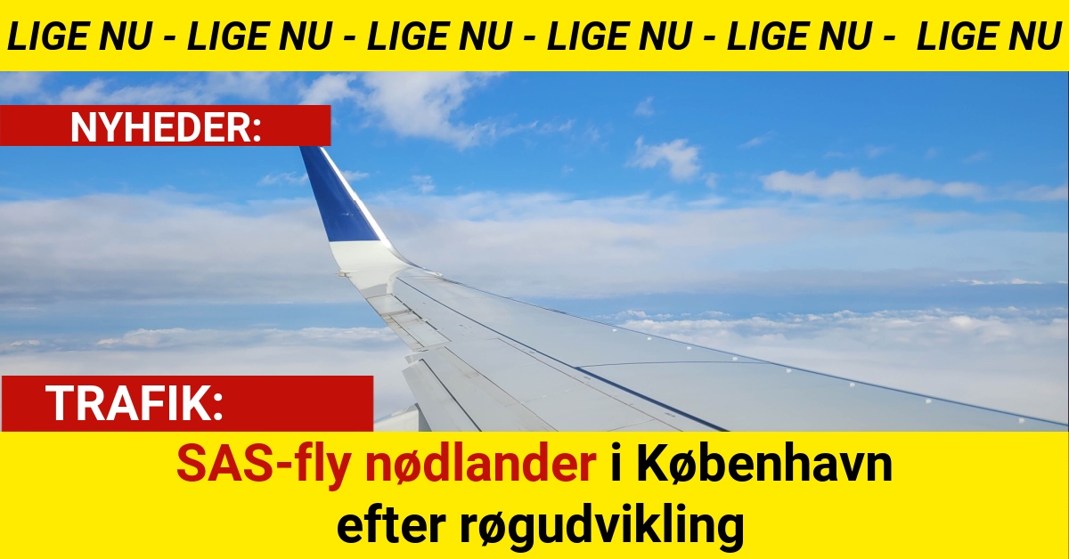 SAS-fly nødlander i København efter røgudvikling