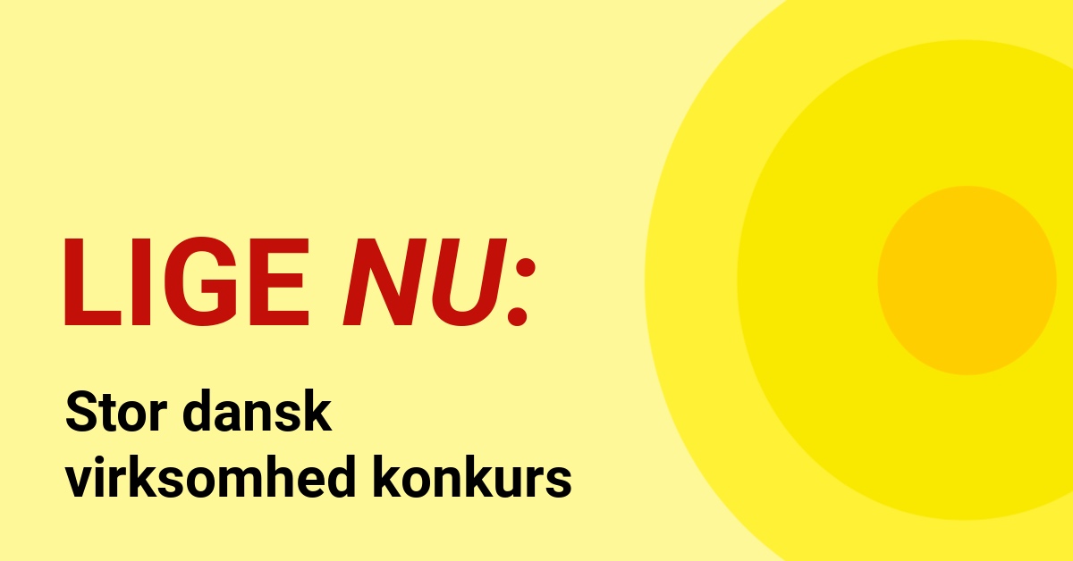 Trist nyhed: Stor dansk virksomhed konkurs