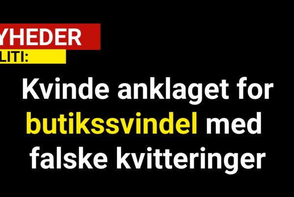 29-årig anklaget for butikssvindel med falske kvitteringer