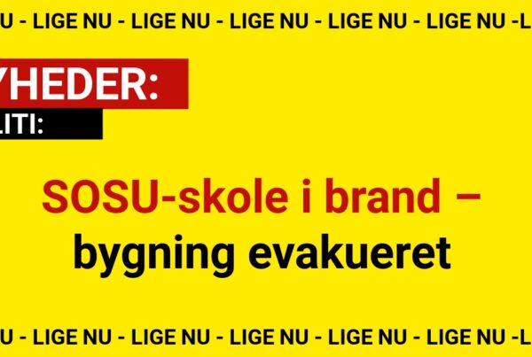 SOSU-skole i brand – bygning evakueret
