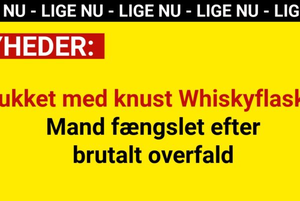 Stukket med knust Whiskyflaske: Mand fængslet efter brutalt overfald