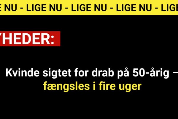 Kvinde sigtet for drab på 50-årig – fængsles i fire uger
