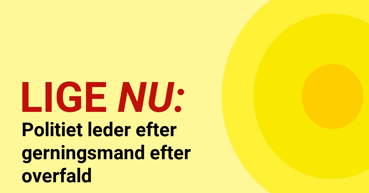 Politiet leder efter gerningsmand efter overfald