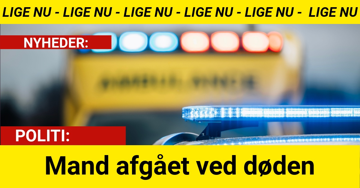 Mand afgået ved døden
