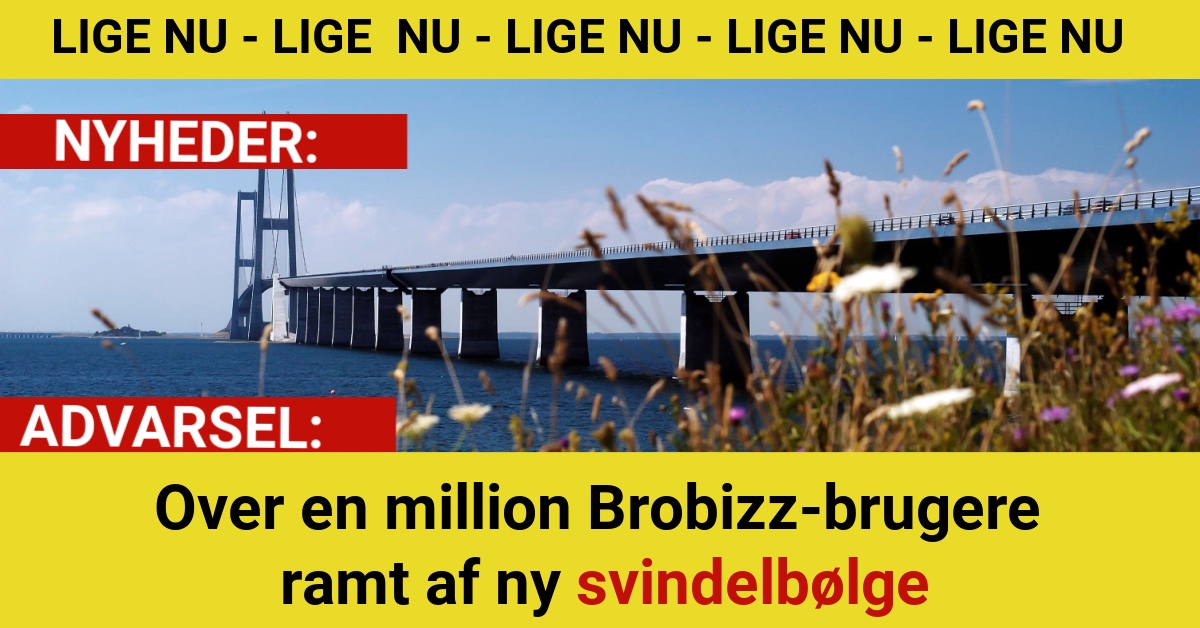 Over en million Brobizz-brugere ramt af ny svindelbølge