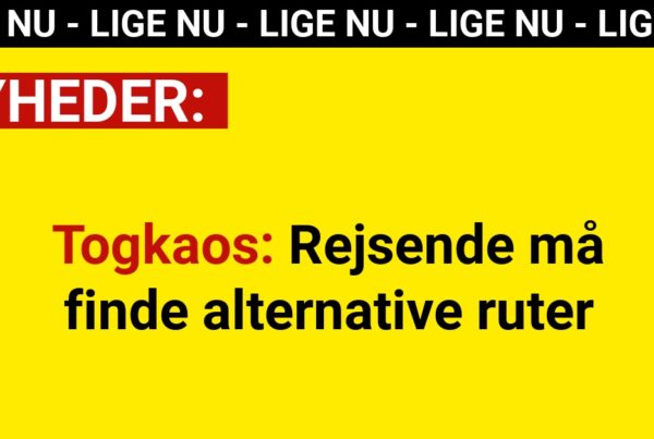 Togkaos: Rejsende må finde alternative ruter
