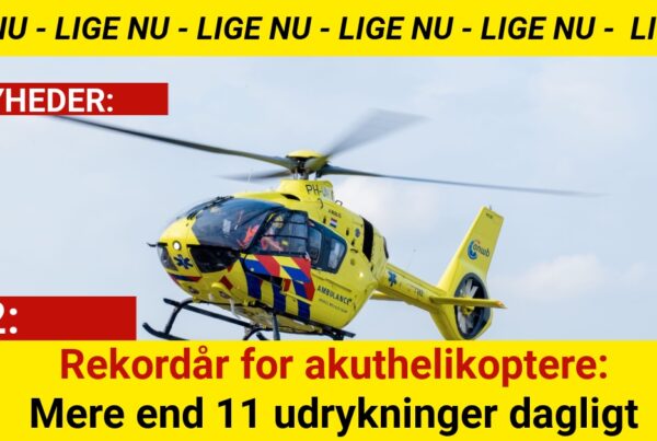 Rekordår for akuthelikoptere: Mere end 11 udrykninger dagligt