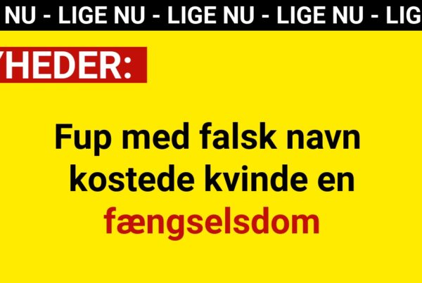 Fup med falsk navn kostede kvinde en fængselsdom