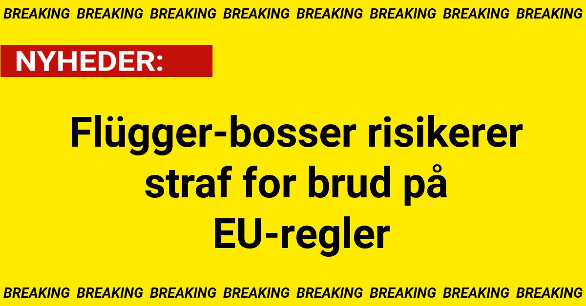 lügger-bosser risikerer straf for brud på EU-regler