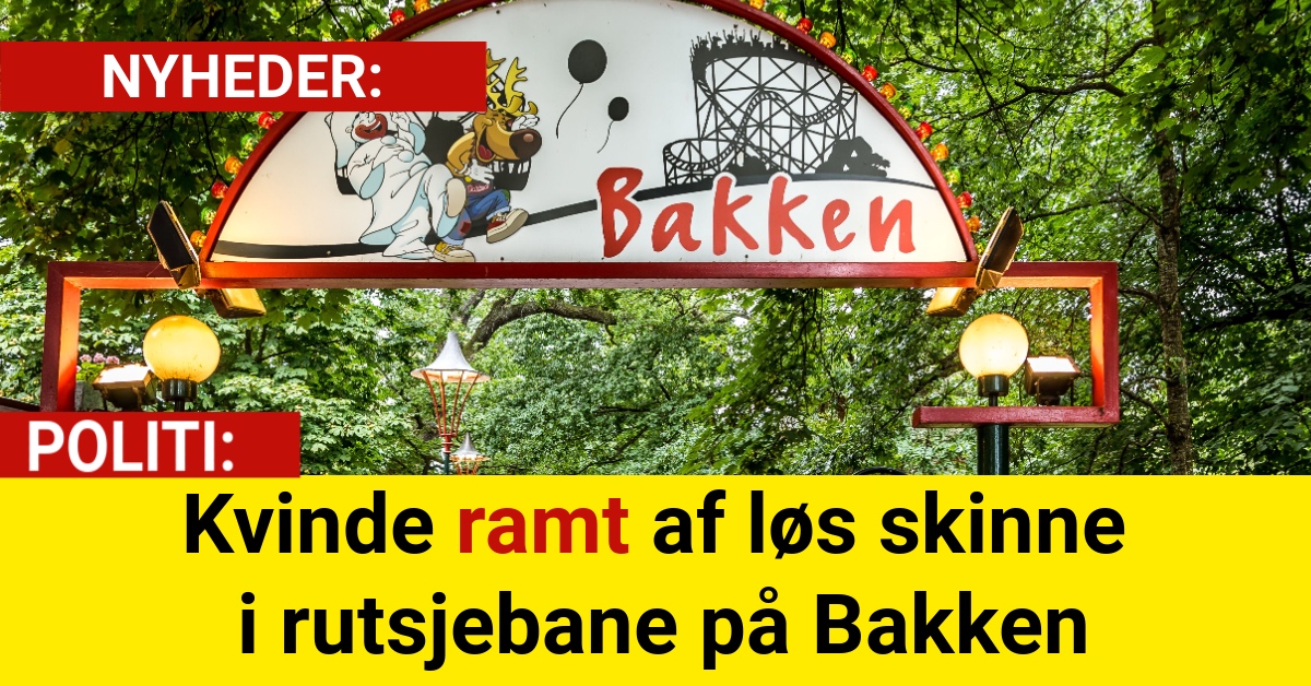 Kvinde ramt af løs skinne i rutsjebane på Bakken