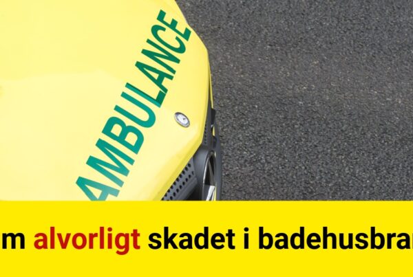 Fem alvorligt skadet i badehusbrand