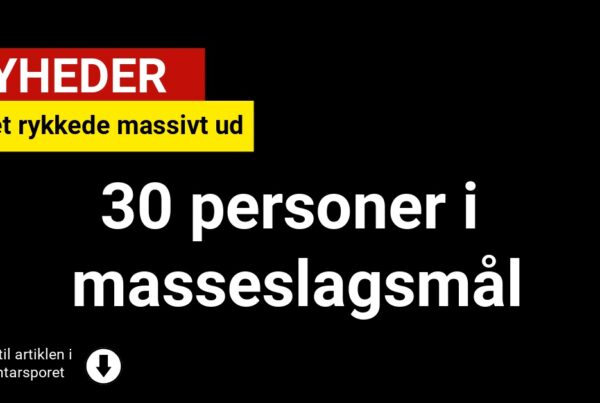 v30 personer i masseslagsmål - politiet rykkede massivt ud