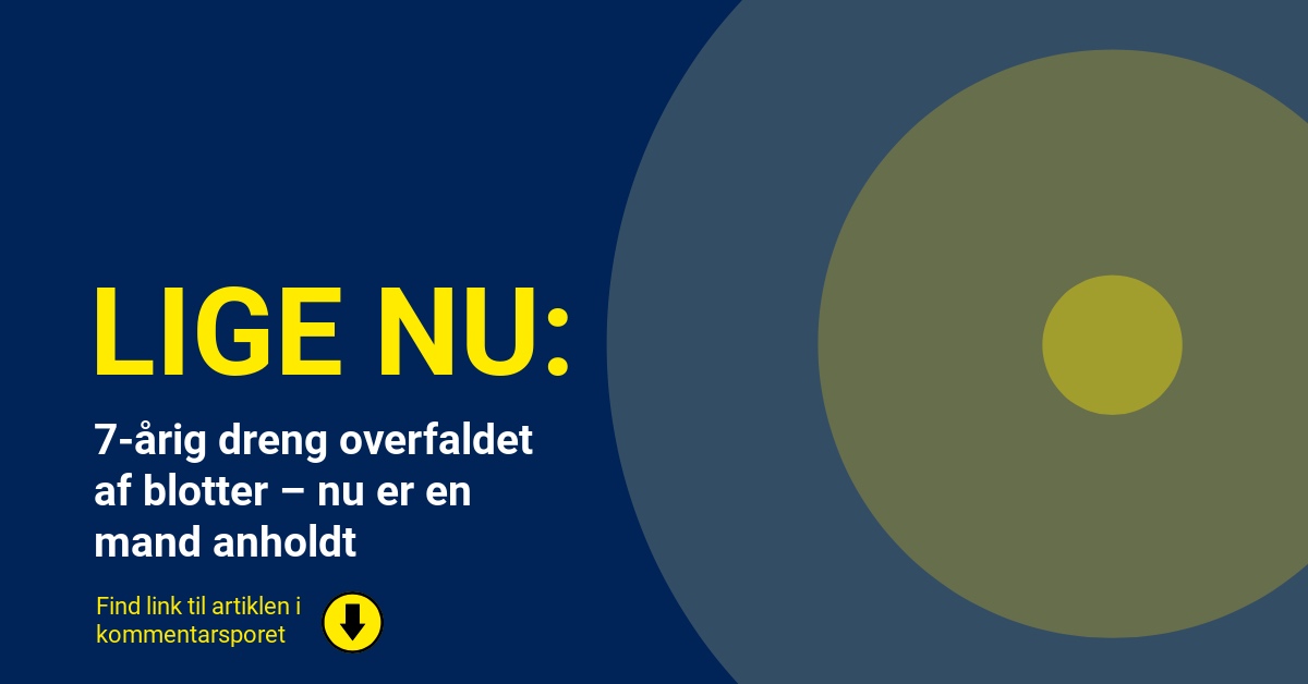 7-årig dreng overfaldet af blotter – nu er en mand anholdt