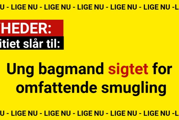 Politiet slår til: Ung bagmand sigtet for omfattende smugling