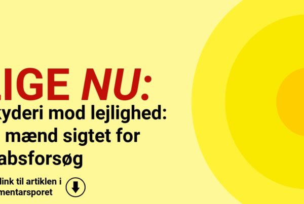 Skyderi mod lejlighed: To mænd sigtet for drabsforsøg