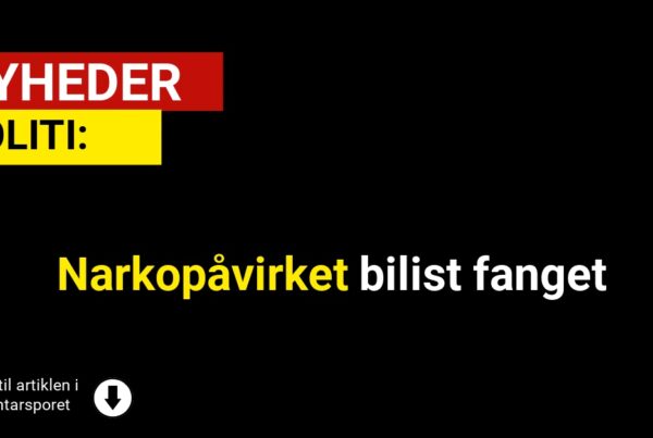 Narkopåvirket bilist fanget