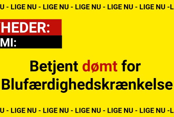 Betjent dømt for Blufærdighedskrænkelse