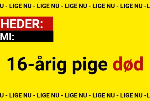 16-årig pige død