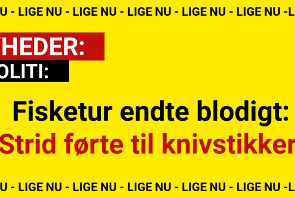 Fisketur endte blodigt: Strid førte til knivstikkeri