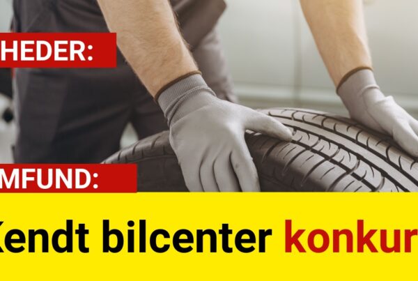 Kendt bilcenter konkurs