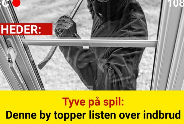 Tyve på spil: Denne by topper listen over indbrud