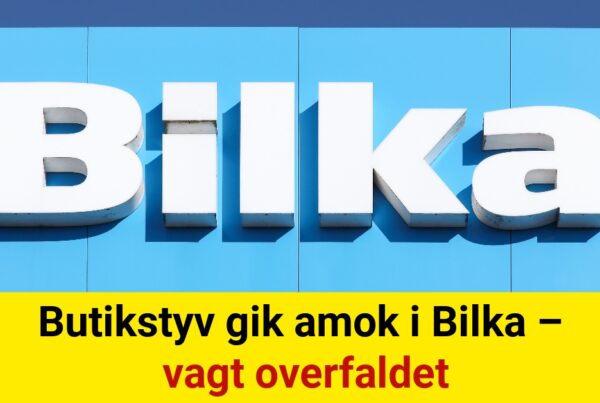 Butikstyv gik amok i Bilka – vagt overfaldet
