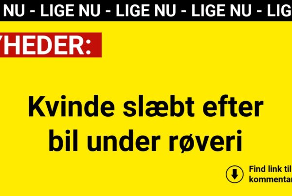 Kvinde slæbt efter bil under røveri