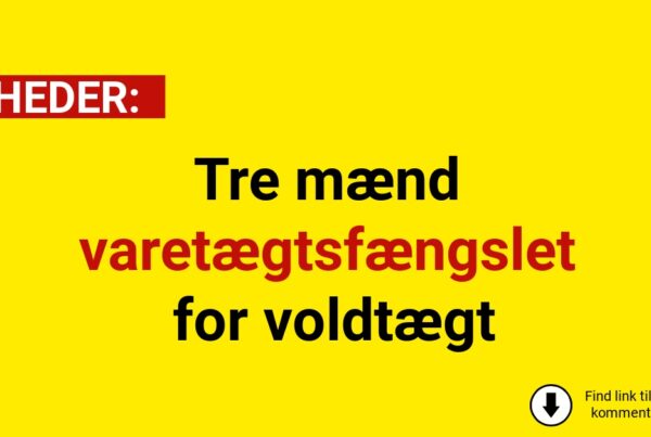Tre mænd varetægtsfængslet for voldtægt