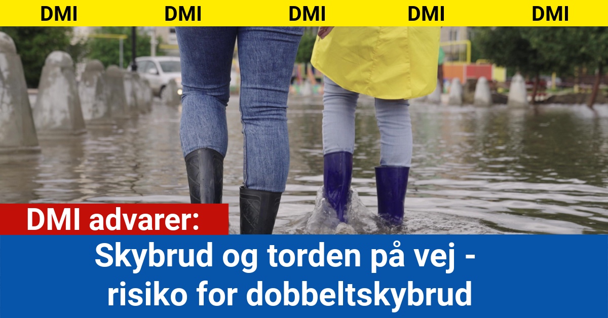 Skybrud og torden på vej - risiko for dobbeltskybrud