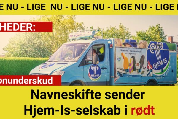Navneskifte sender Hjem-Is-selskab i rødt