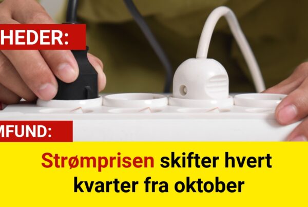 Strømprisen skifter hvert kvarter fra oktober