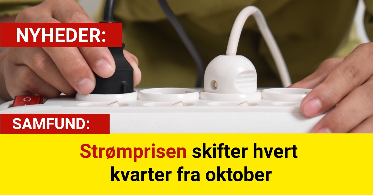 Strømprisen skifter hvert kvarter fra oktober