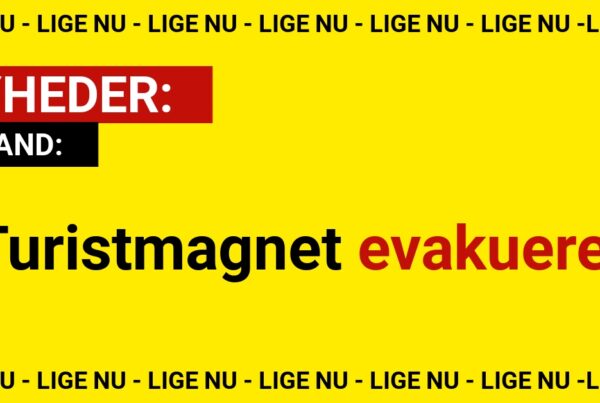 Turistmagnet evakueret