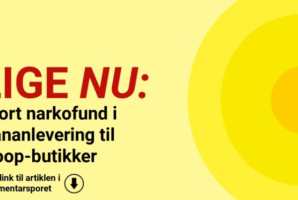 Stort narkofund i bananlevering til Coop-butikker