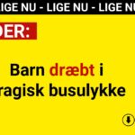 Barn dræbt i tragisk busulykke