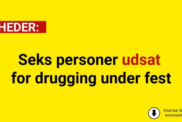 Seks personer udsat for drugging under fest