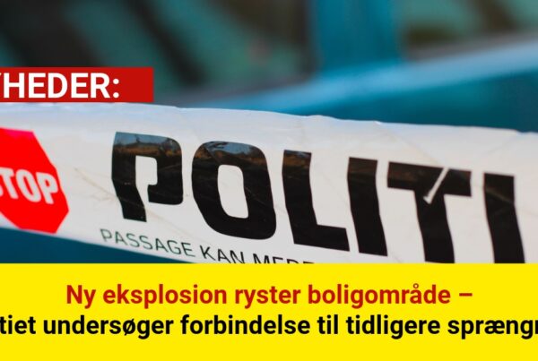 Ny eksplosion ryster boligområde– politiet undersøger forbindelse til tidligere sprængning