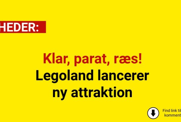 Klar, parat, ræs! Legoland lancerer ny attraktion