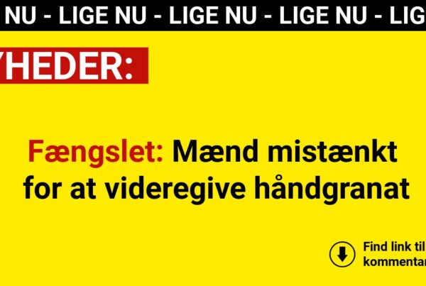 Fængslet: Mænd mistænkt for at videregive håndgranat