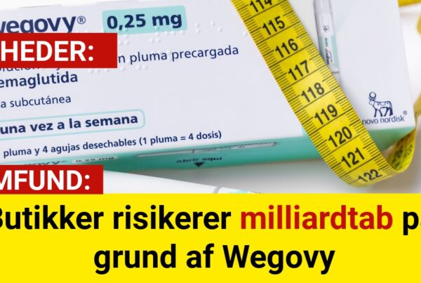 Butikker risikerer milliardtab på grund af Wegovy