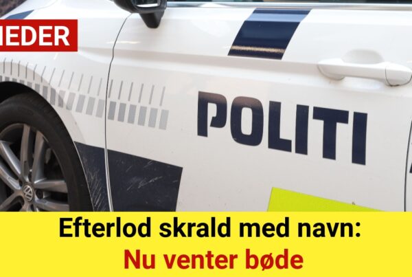 Efterlod skrald med navn: Nu venter bøde