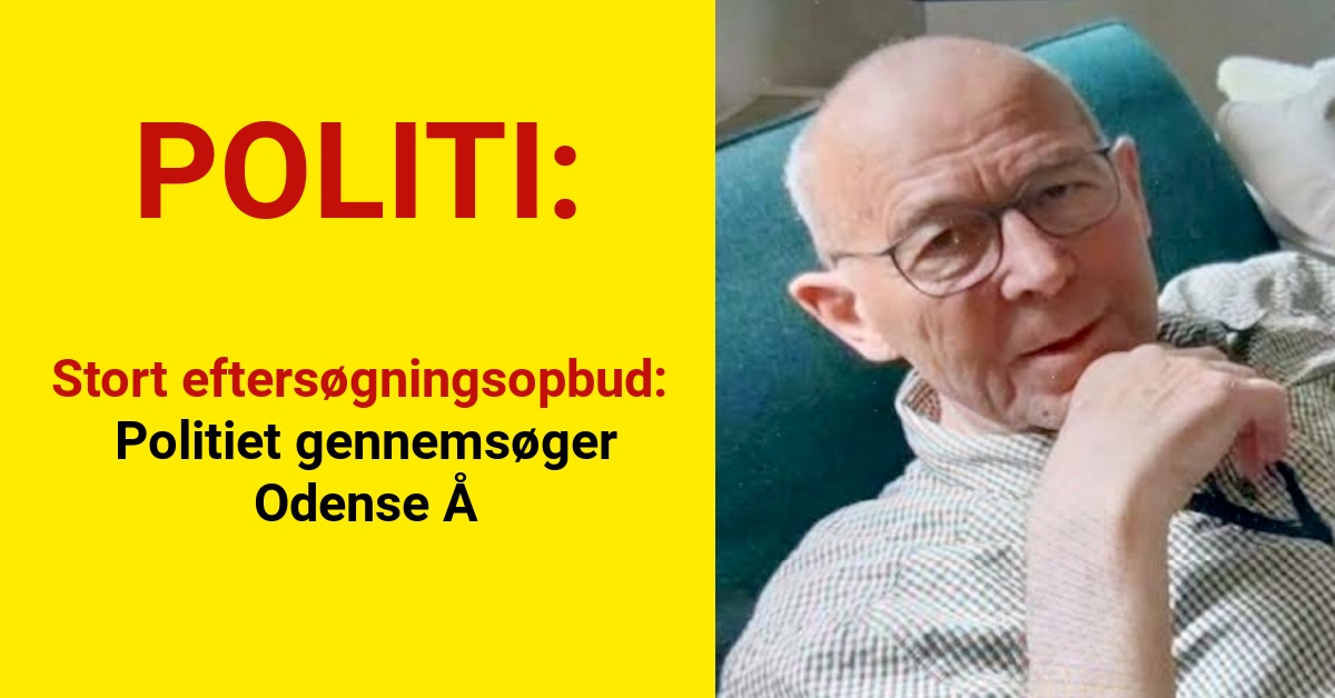 Stort eftersøgningsopbud: Politiet gennemsøger Odense Å