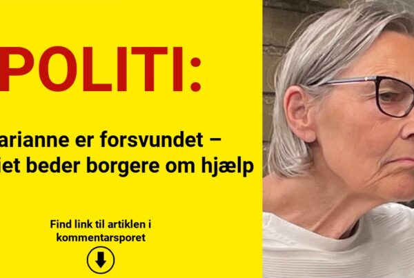 Marianne er forsvundet – Politiet beder borgere om hjælp
