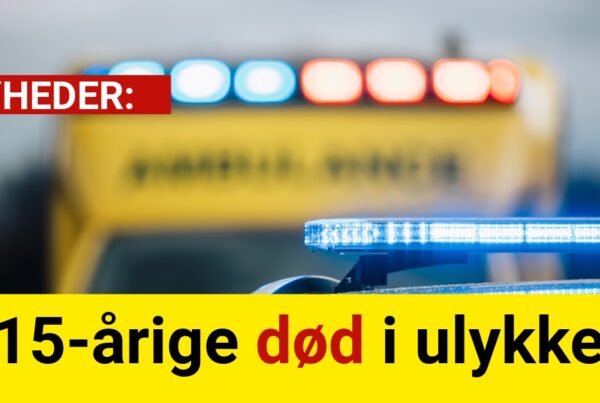 15-årige død i ulykke