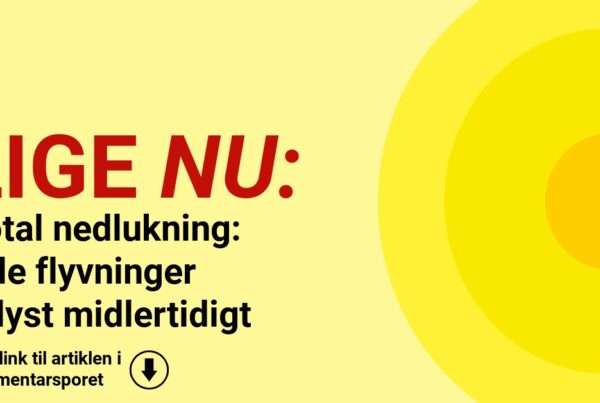 Total nedlukning: Alle flyvninger aflyst midlertidigt